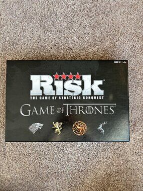 Risk Game of Thrones Board Game OPEN BOX INSIDE CONTENTS SEALED Strategy G.O.T.